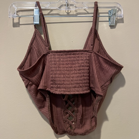 UO Brown Crop Top - Picture 5 of 5